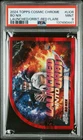 2024 Topps Cosmic Chrome Launched Into Orbit Bo Nix #LIO6 Red Flare #/5 PSA 9