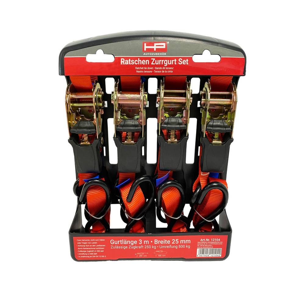 Sangle d'arrimage double HP Autozubehör 12104 avec tendeur de fixation de cargaison