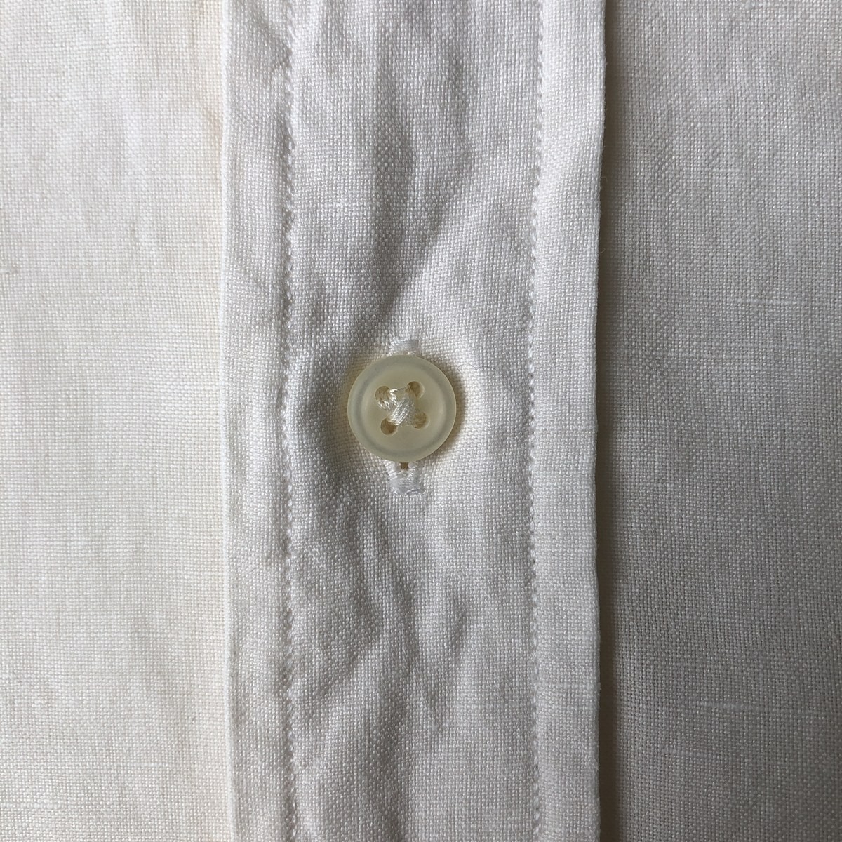 Used Ralph Lauren Classic Fit long-sleeved linen button-down shirt men's size L thumbnail 6