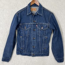 Levis Vintage Denim Trucker Jacket Type III Men Size 40 70506-0216 Made in USA