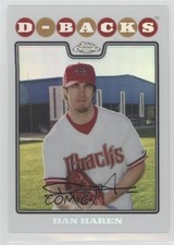 2008 Topps Chrome Refractor Dan Haren #71 1u6