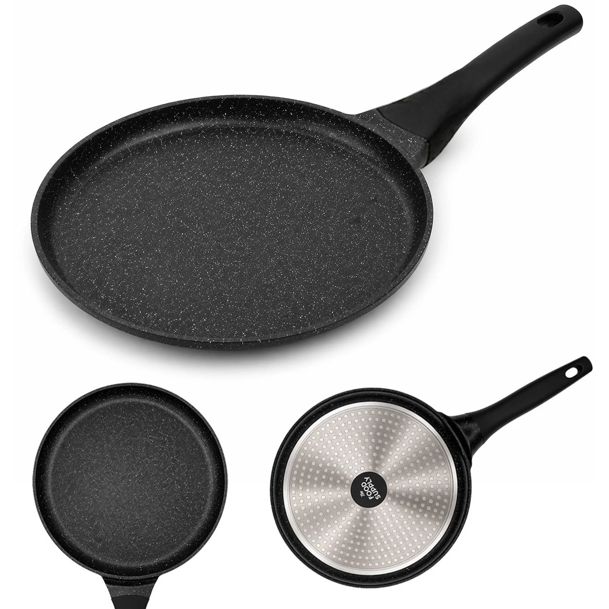 TFS Die Cast Tawa Non Stick – Induction Compatible Flat Dosa Pan, Granite Stone
Opens in a new windo