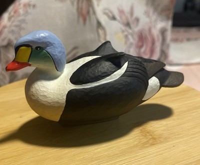 2024 #25 Miniature King Eider Duck Decoy By Jett Brunet For Ducks Unlimited