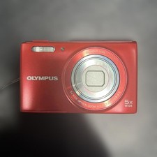 OLYMPUS STYLUS Compact Digital Camera Point  Shoot 5x Optical Zoom Red JP