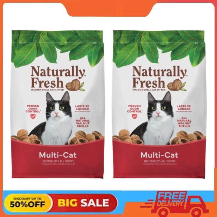 2 Pack Naturally Fresh Multi-Cat Litter, 26 lb. Bag