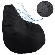 Sac de siège Gamer 225L noir avec remplissage ECO Bean Bag coussin XL