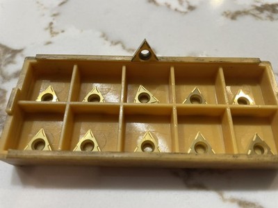 (11 PCS) Circle TPCH-221-CG5 Carbide Inserts Radius .015 TPCH 11 02 04 CG5 Grade