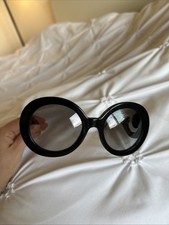 Prada Sunglasses Baroque Vintage Swirl Black Round PR27NS SPR 27N 1AB-3M1 241025