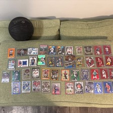 Lot Of 40 Football Cards Signatures Serials Orange Shimmer /50 Alex Highsmith