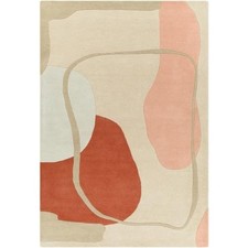 New Hand Tufted Nz Wool Rug Color Beige Living Room Handmade Design Carpet Rug