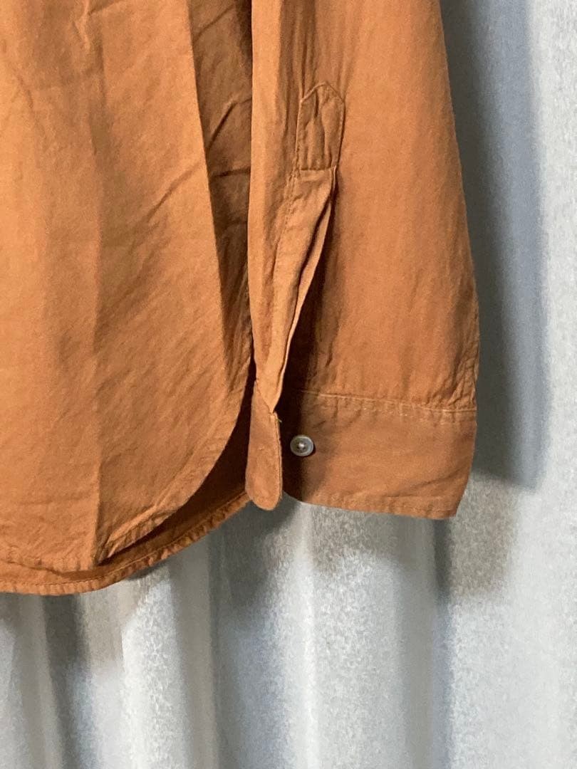 Engineered Garments M Hidden Button Round Collar … - image 5