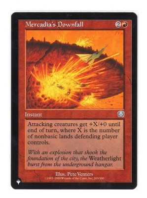 Mercadia's Downfall U The List Reprints 205/350 NM