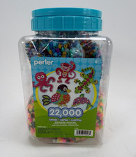 Perler Beads Bulk Assorted Multicolor Rainbow Fuse Beads for Kids Crafts Opened