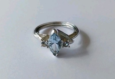 AVON Vintage Ring Silberfarben signiert AVON EIRE Variable Größe ca. 50 -52.5