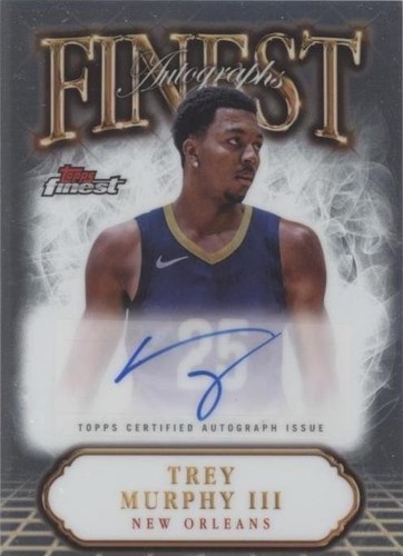 TREY MURPHY III 2025-26 Topps Chrome Signature Style Blue