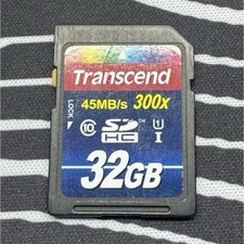 Transcend 32GB SDHC High Speed Memory Card 45MB/s 300x