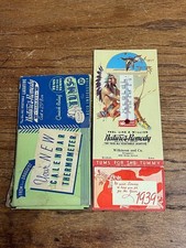 1939 Tums Natures Remedy Thermometer Drug Advertising Calendar Keokuk Iowa Sign