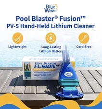 Blue Wave® Pool Blaster® Fusion™ PV-5 Hand-Held Lithium Cleaner