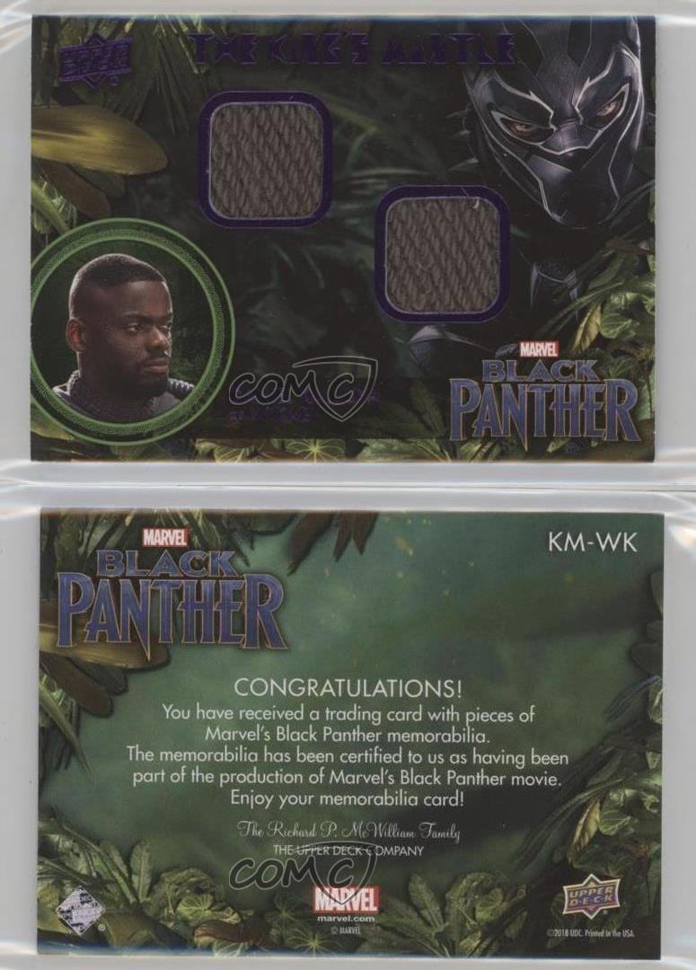 2018 Upper Deck Marvel Black Panther The King's Mantle Memorabilia W'Kabi 0e3 thumbnail 3