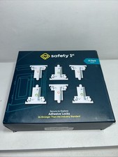 Safety 1st Pack Of 11 New Child Proof Adhesive Locks White, One Missing