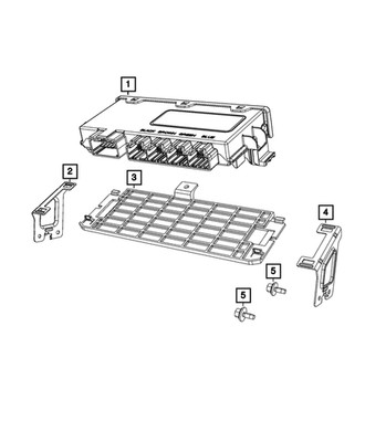 Genuine Mopar Module Bracket 68399934AC