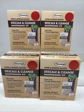 4 X Homebright Descale Cleanse Maintenance Kit for Coffee & Espresso Machine B67