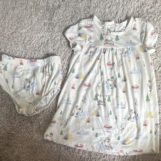 magnetic me Magnetic 2 Piece Camping Dress & Bloomers Set 9 12 Months