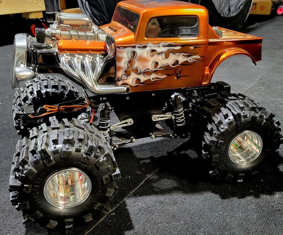 Tamiya Clodbuster Custom Built, Custom Body And All New Upgrades,  ESC, MOTORS - Image 3 of 4