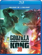 Godzilla Vs. Kong 3D New Blu-ray 3D With Blu-Ray, 2 Pack