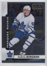 2017-18 O-Pee-Chee Platinum Marquee Rookies Andreas Borgman #183 0a4