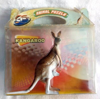 3D Puzzle 22 Teile Känguru / KANGAROO, Animal Puzzle OVP