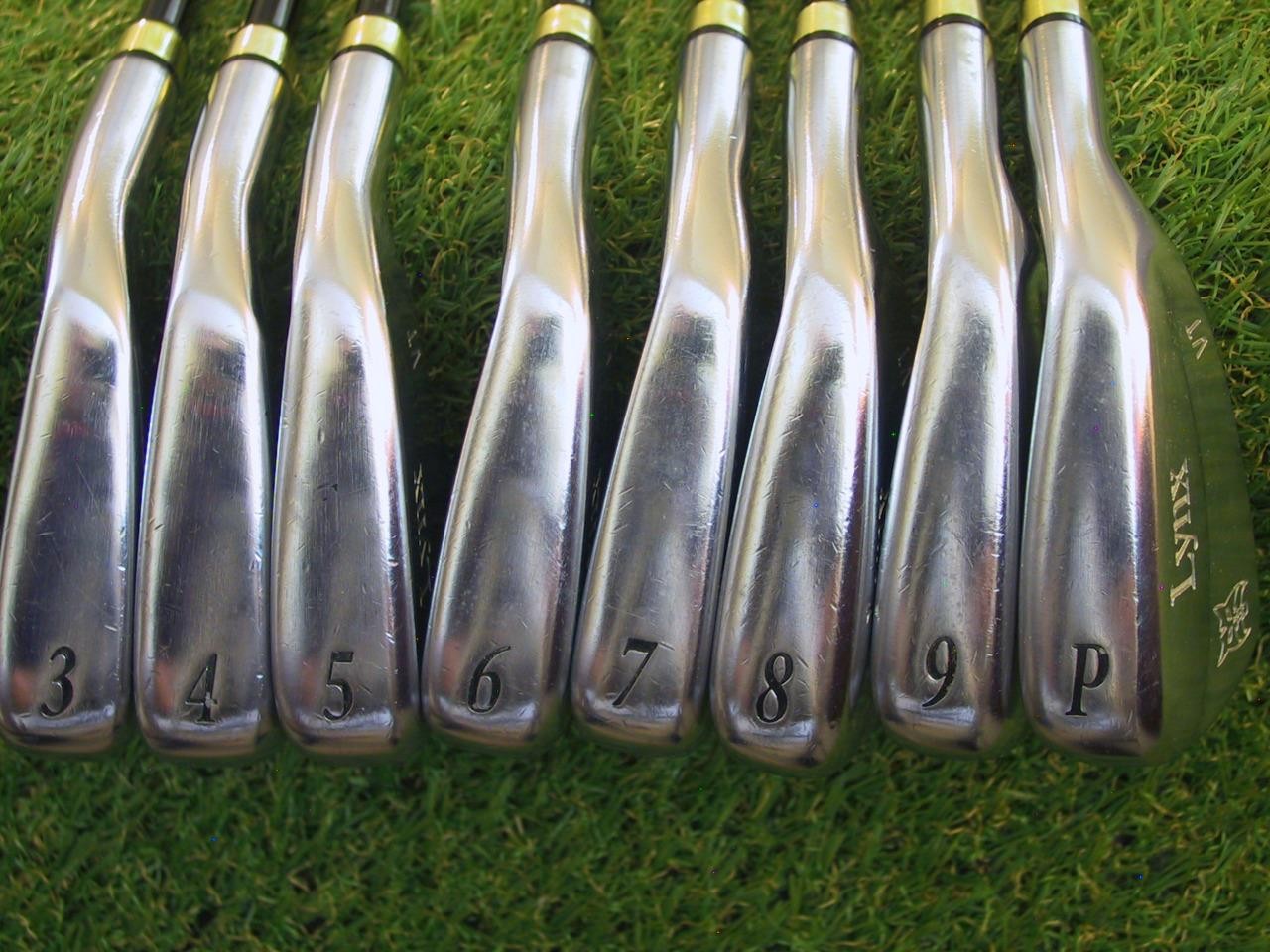 LYNX VT irons 3-PW Hollow Graphite Senior + Soft Regular Shi