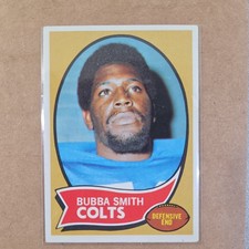 1970 Topps #114 BUBBA SMITH RC Rookie EX/MT Colts Football Trading Card Vintage