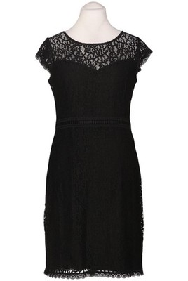 Comma Kleid Damen Dress Damenkleid Gr. EU 42 Schwarz #7x4syqw