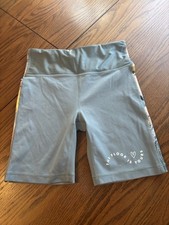 athleta girl girls simone biles biker fitted running shorts XL 14