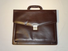 Borsa 24h Bordeaux Pelle Rigida Ufficio Porta Documenti - Ottime Condizioni