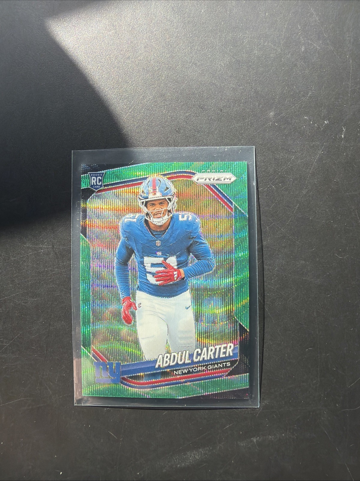 2025 Panini Prizm - Rookies Abdul Carter #394 Green Wave Prizm (RC)