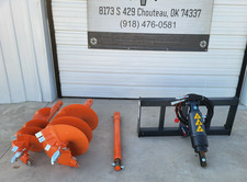 Skid Steer Wig Hydraulic Auger Attachment Post Hole Digger Bobcat Cat