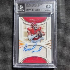 2018 Panini Immaculate Collection /25 SSP Patrick Mahomes Shadowbox BGS 8.5 AUTO