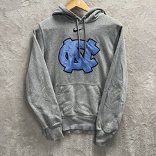Nike North Carolina Tar Heels UNC Center Swoosh Pullover Hoodie Sweatshirt Large