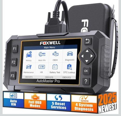 FOXWELL NT614 Elite OBD2 Scanner Diagnostic Tool ABS SRS AT Engine Code Reader