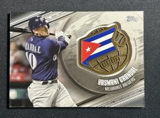 Yasmani Grandal /149 Black Commemorative Medallion Global Game Baseball Card