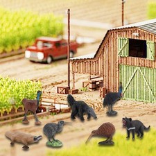 7Pcs Animals Figures Jungle Playset Toys for Children Birthday Gift