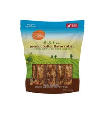 Canine Naturals Peanut Butter Chew - 100 Rawhide Free Dog Treats - Made with...