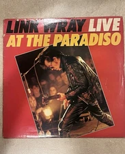 LINK WRAY Promo Lp LIVE AT THE PARADISO 1980 Original Vinyl~Spedding~Fig~Gordon