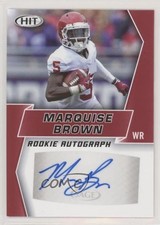 2019 Sage Hit Premier Draft Rookie Auto Marquise Brown #A68 Auto o1u