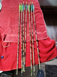 (7) Easton XX75 Camo TRU-FLIGHT  2018 SHAFT  Arrows 30 IN.