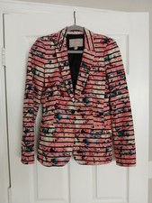 Banana Republic Bella Floral Blazer 4 Cottage Artsy Feminine Contemporary NWOT