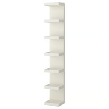 IKEA LACK Wall Shelf Unit Vertical Storage White 30x190cm Durable Heavy Duty