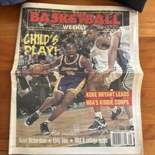 Periódico Basketball Weekly, 24 de febrero de 1998, portada: Kobe Bryant